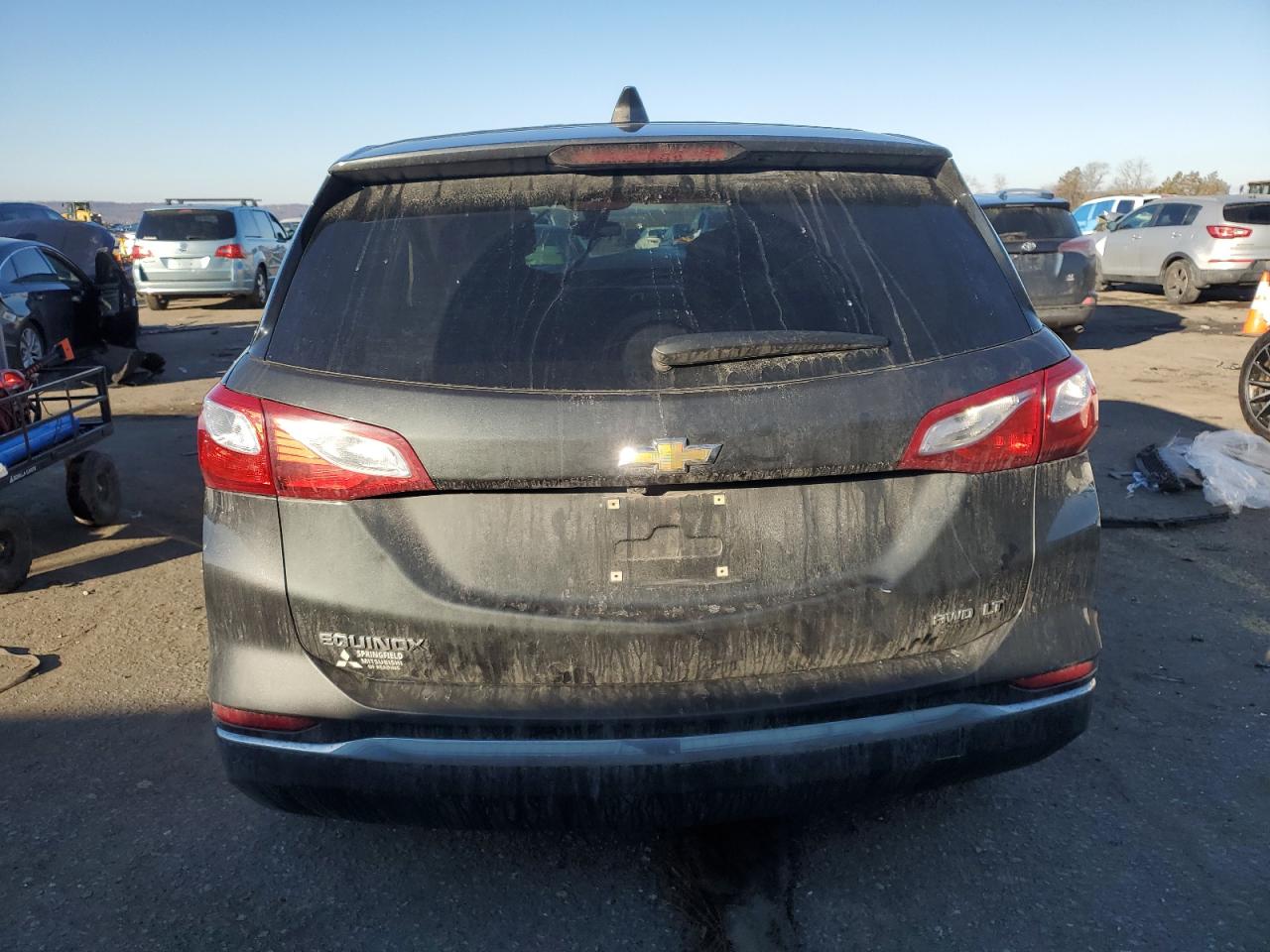 2020 Chevrolet Equinox VIN 3GNAXUEV1LS522622 Copart auction photo, front end / side damage thumbnail 6