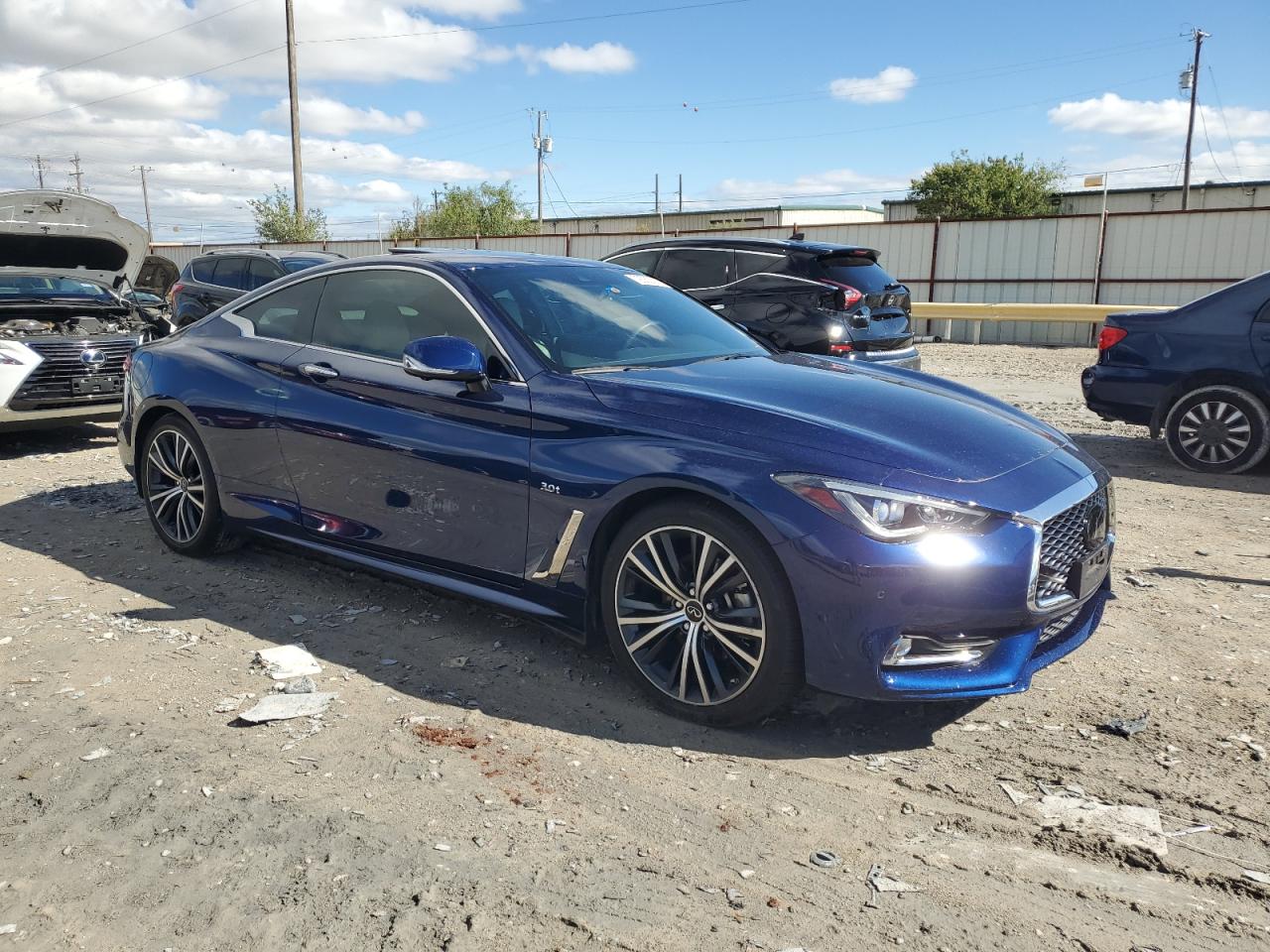 2020 Infiniti Q60 VIN JN1EV7EL2LM380509 Copart auction photo, mechanical / minor dent/scratches damage thumbnail 4