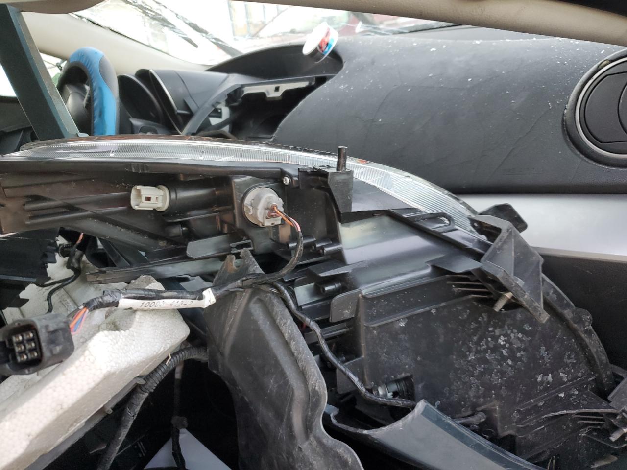 2010 Mazda 3 VIN JM1BL1SG4A1168333 Copart auction photo, rollover damage thumbnail 8