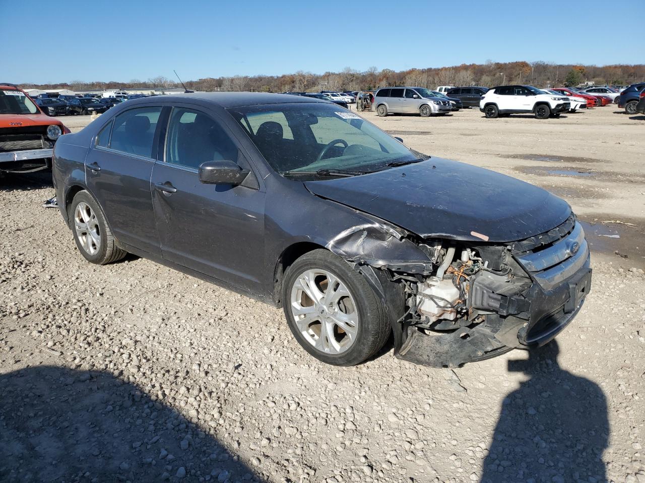 2012 Ford Fusion VIN 3FAHP0HA6CR176511 Copart auction photo, front end damage thumbnail 4