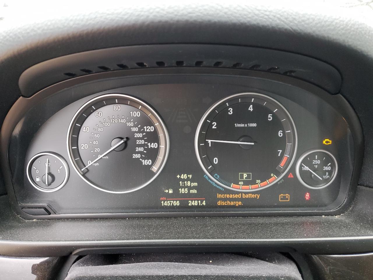 2012 BMW 5er VIN WBAFU7C57CDU60362 Copart auction photo, mechanical / normal wear damage thumbnail 9