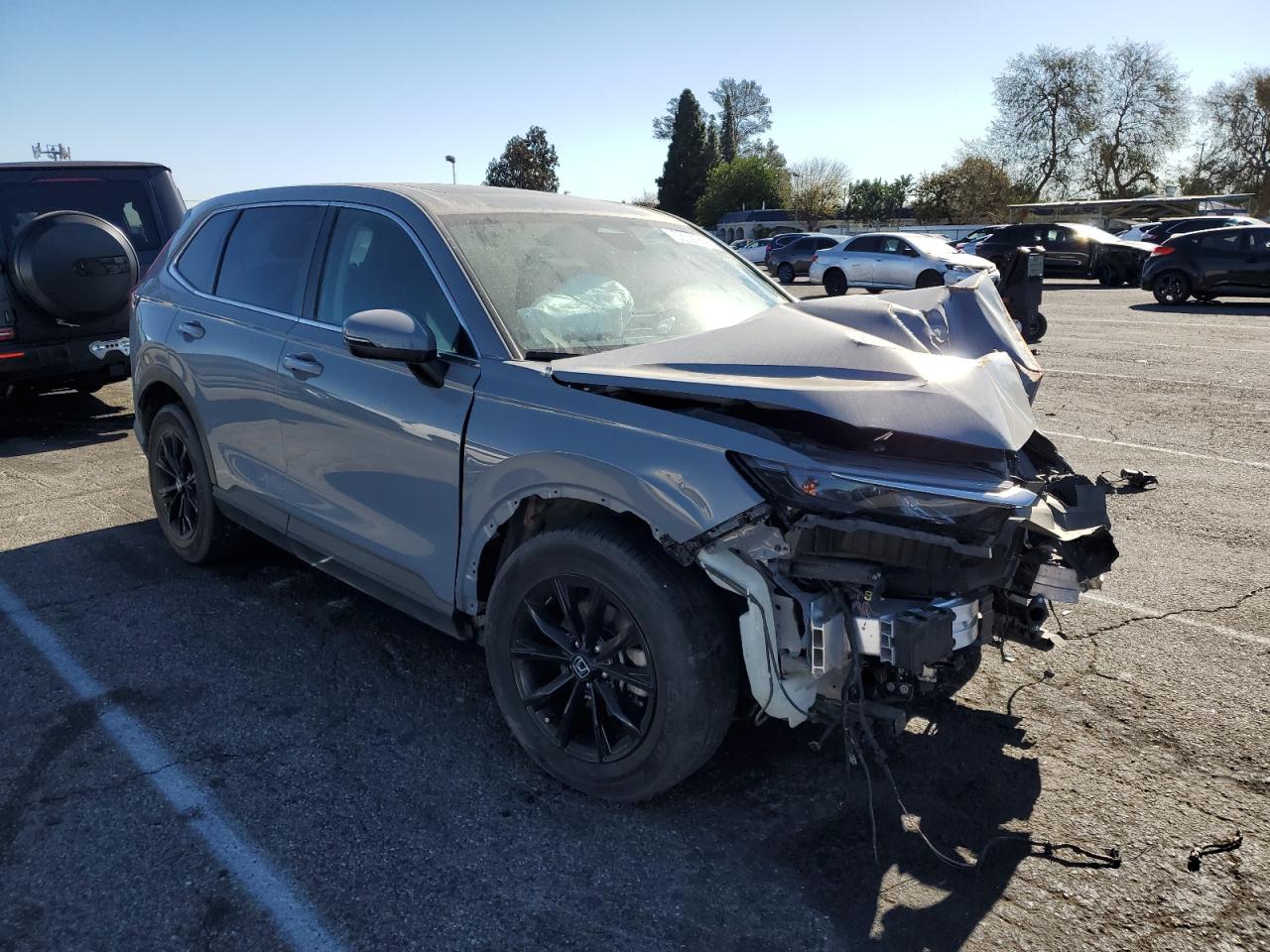 2024 Honda CR-V VIN 2HKRS3H74RH301150 Copart auction photo, front end / minor dent/scratches damage thumbnail 4