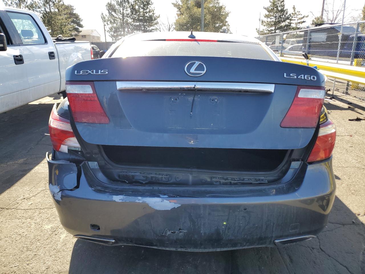2007 Lexus LS VIN JTHBL46F475046722 Copart auction photo, rear end damage thumbnail 6