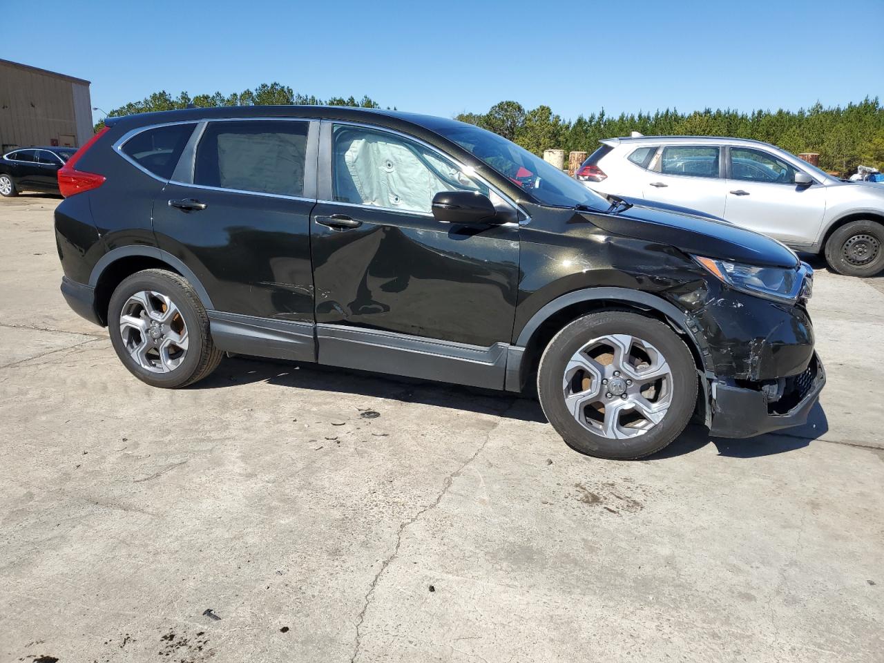 2018 Honda CR-V VIN 7FARW2H55JE042141 Copart auction photo, side damage thumbnail 4