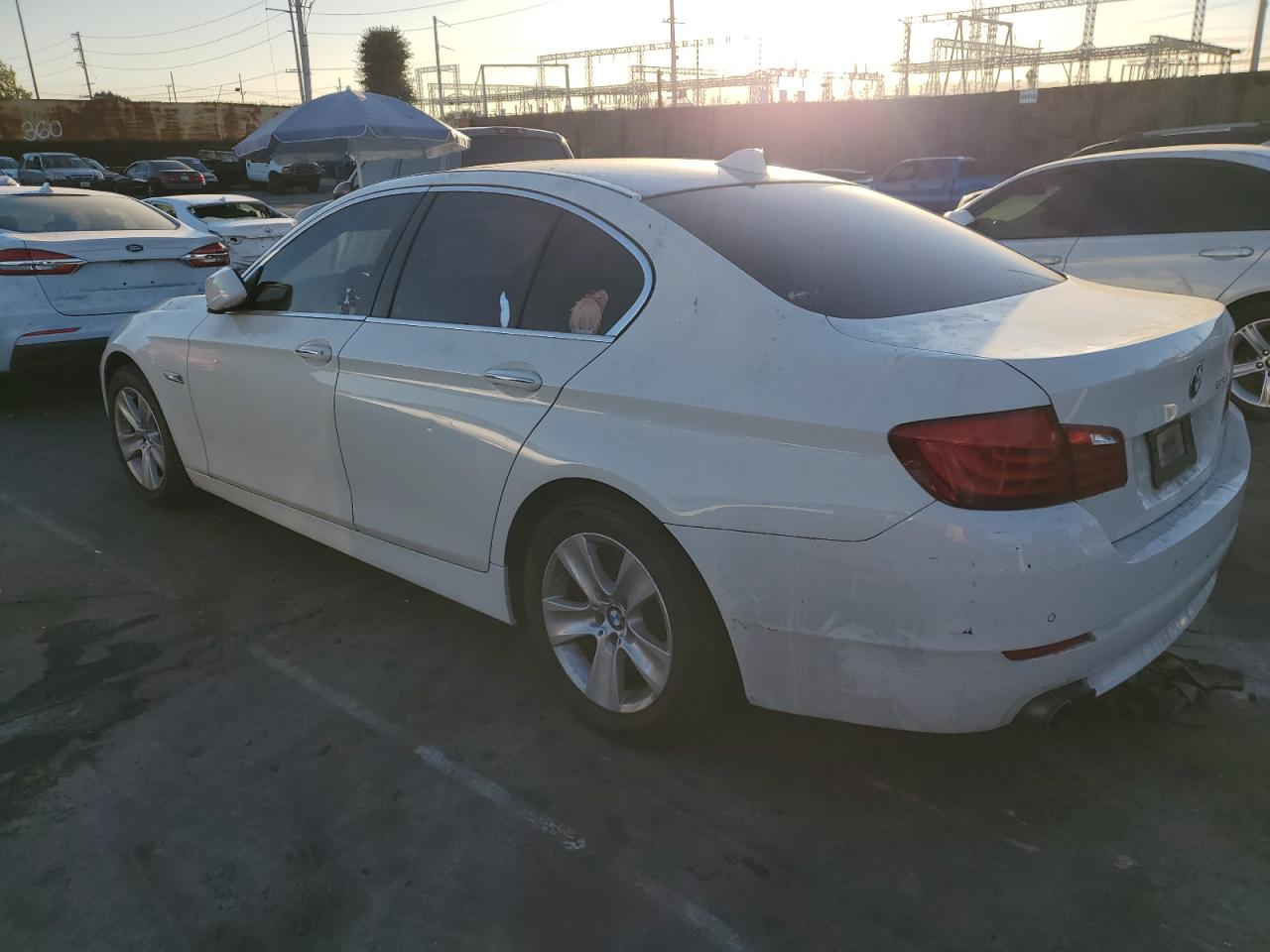 2012 BMW 5er VIN WBAXG5C51CDW66339 Copart auction photo, all over damage thumbnail 2