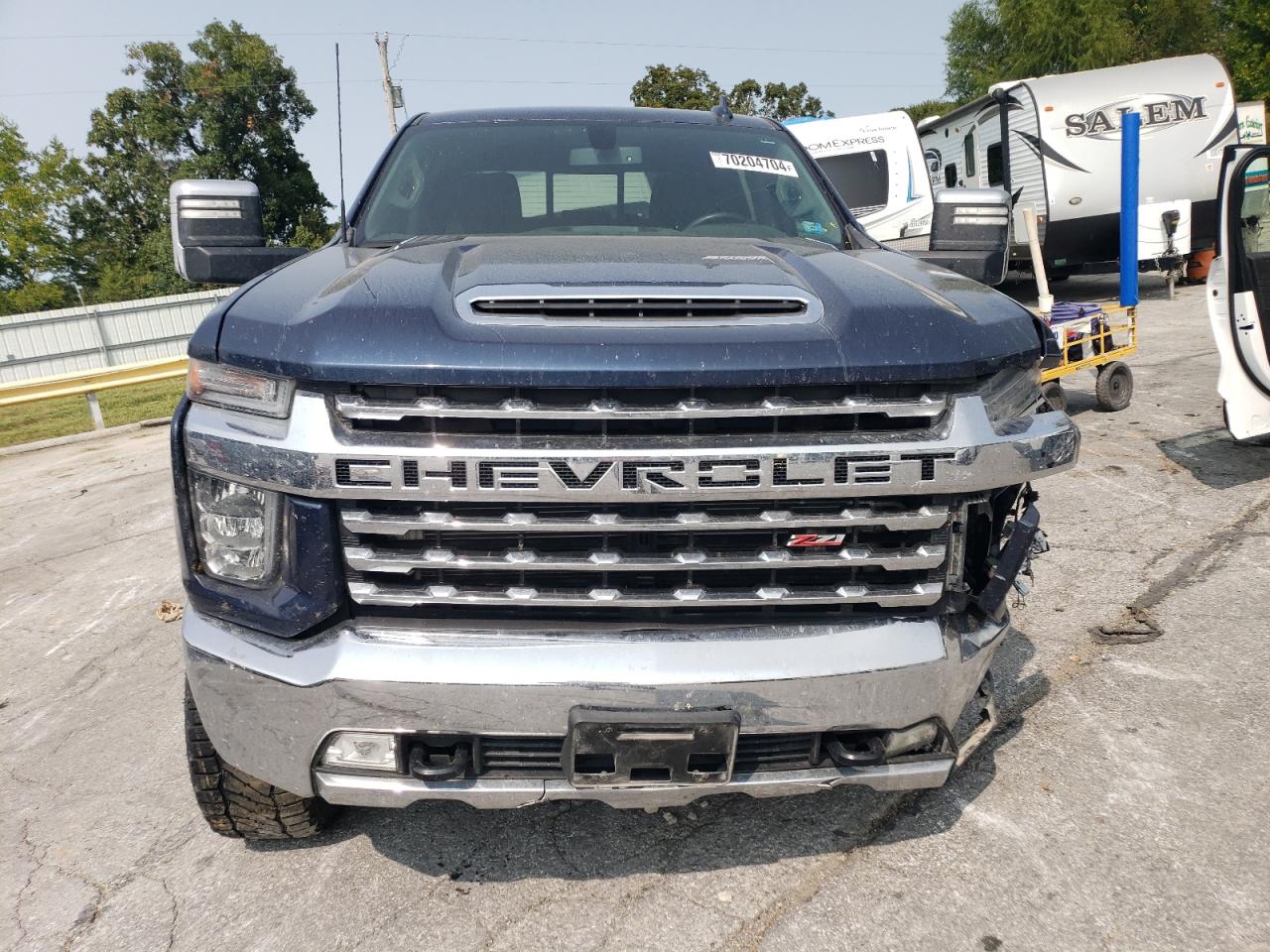 2022 Chevrolet Silverado VIN 2GC4YUEY0N1204440 Copart auction photo, front end damage thumbnail 5