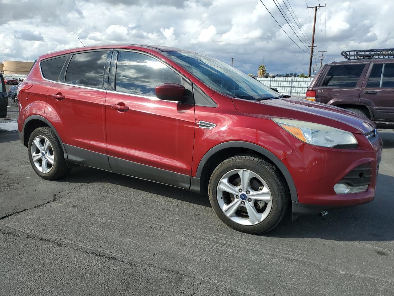 2016 Ford Escape VIN 1FMCU0G79GUB83398 Copart auction photo, side damage thumbnail 4
