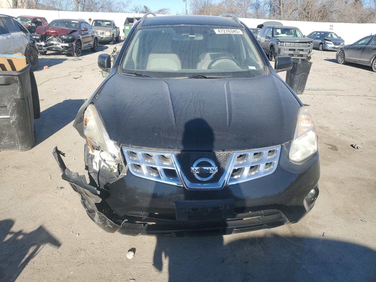 2011 Nissan Rogue VIN JN8AS5MT4BW163965 Copart auction photo, front end damage thumbnail 5