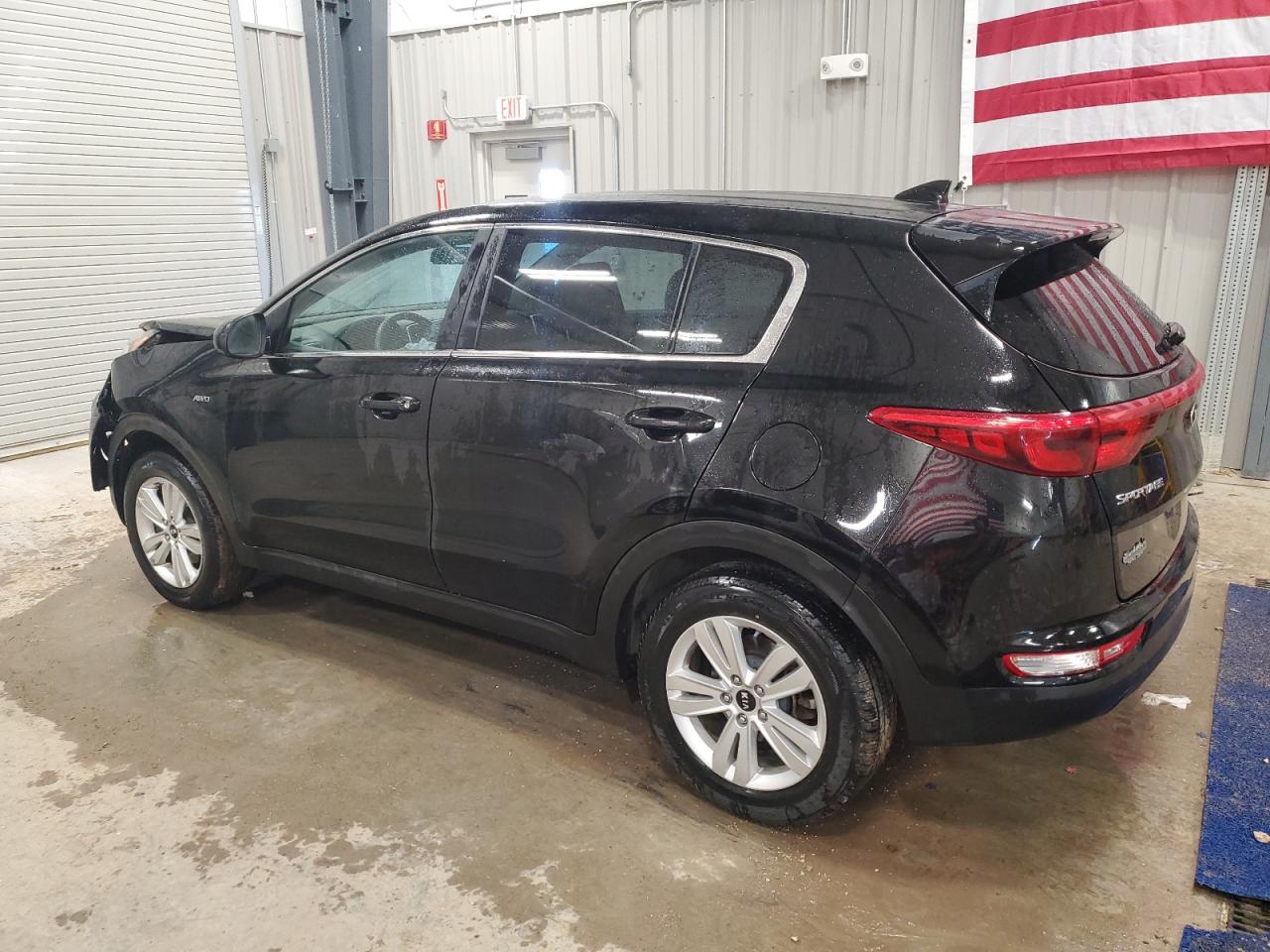 2019 KIA Sportage VIN KNDPMCAC1K7601747 Copart auction photo, front end damage thumbnail 2