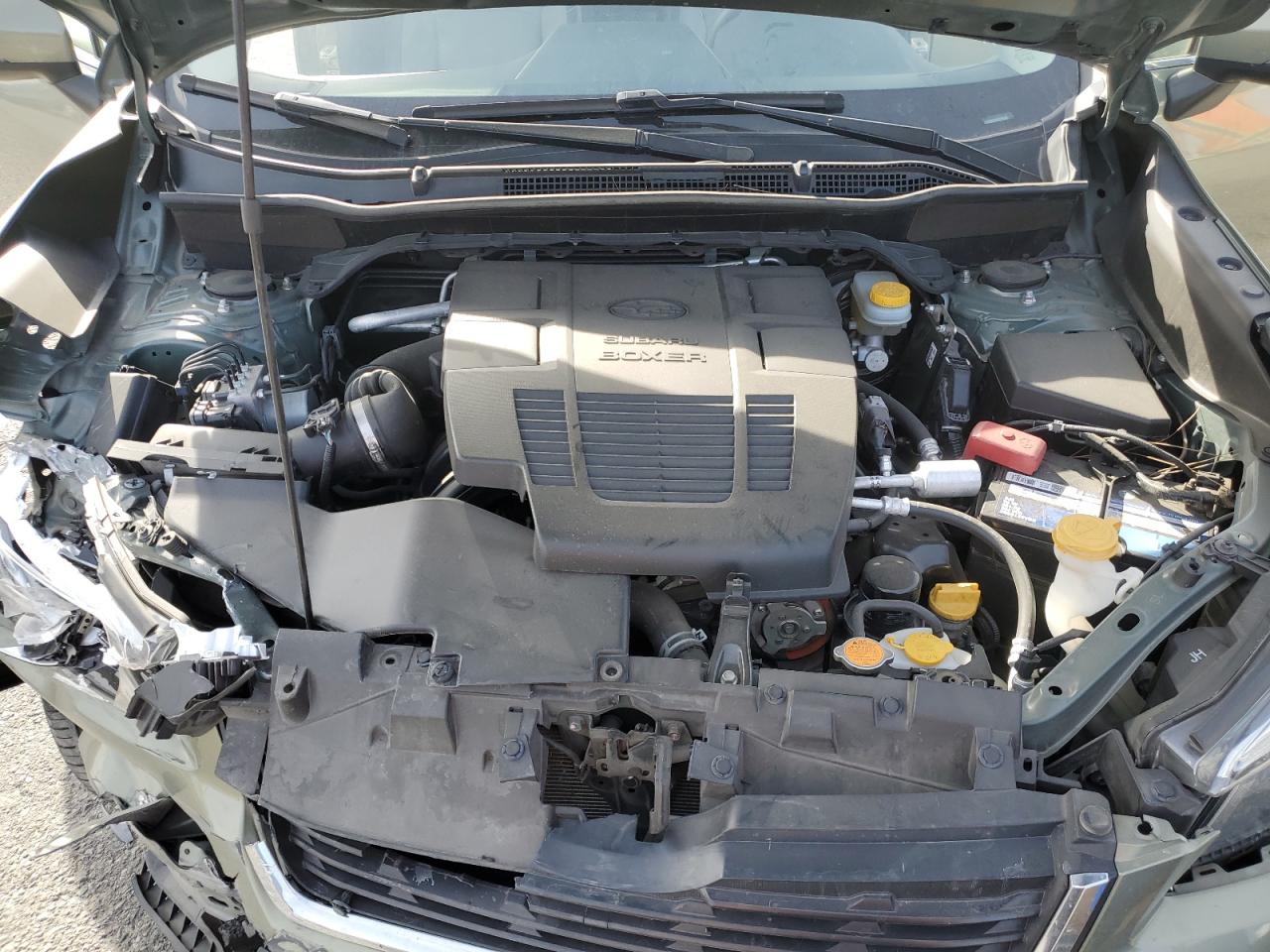 2019 Subaru Forester VIN JF2SKAUC4KH555598 Copart auction photo, front end / side damage thumbnail 13