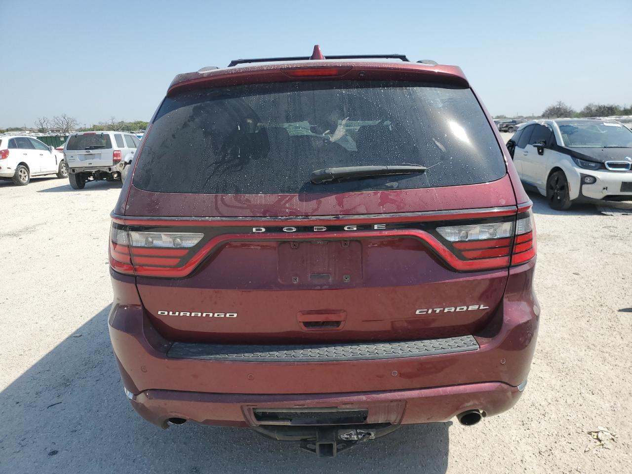 2018 Dodge Durango VIN 1C4RDHEG1JC455861 Copart auction photo, front end / minor dent/scratches damage thumbnail 6
