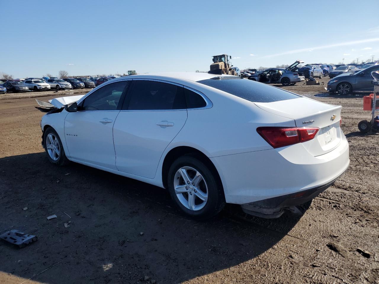 2021 Chevrolet Malibu VIN 1G1ZB5STXMF090016 Copart auction photo, front end / side damage thumbnail 2