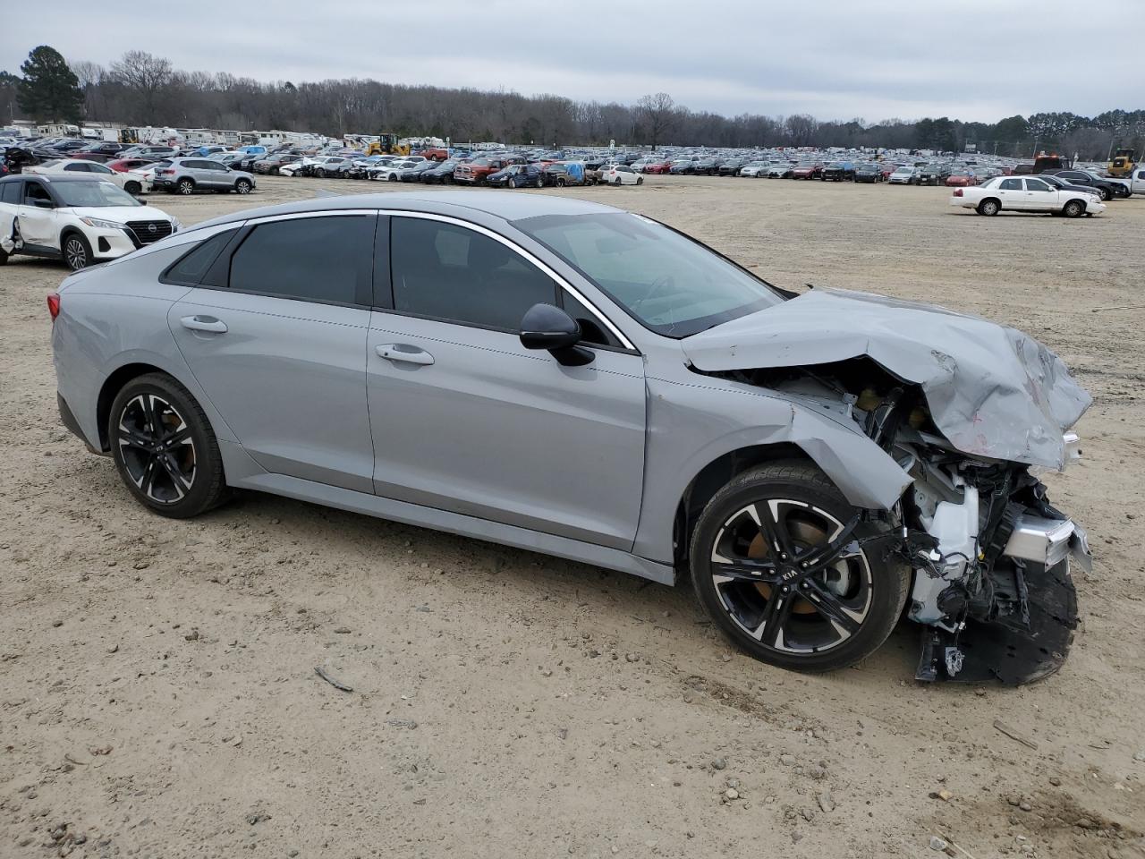 2021 KIA K5 VIN 5XXG64J20MG021522 Copart auction photo, front end / side damage thumbnail 4