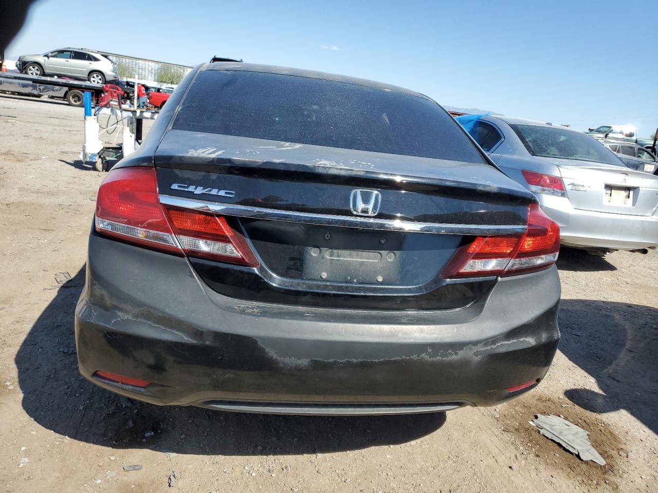 2015 Honda Civic VIN 2HGFB2E56FH532718 Copart auction photo, front end damage thumbnail 6