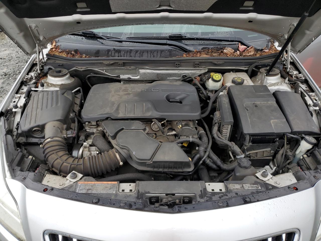 2011 Buick Regal VIN W04GS5EC6B1001492 Copart auction photo, side / front end damage thumbnail 11