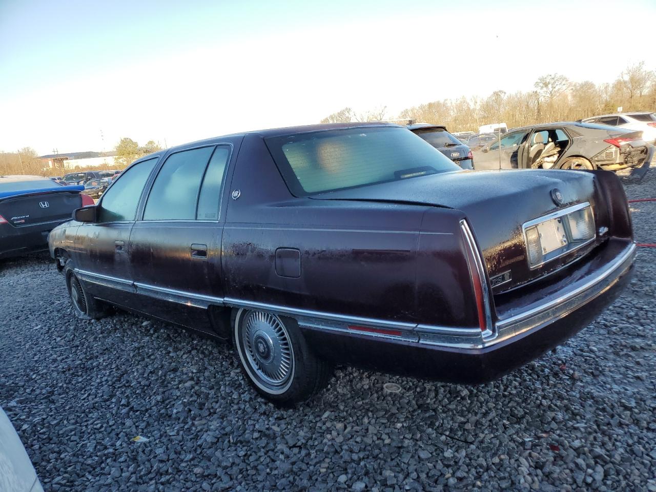 1994 Cadillac De Ville VIN 1G6KD52B3RU238989 Copart auction photo, burn damage thumbnail 2