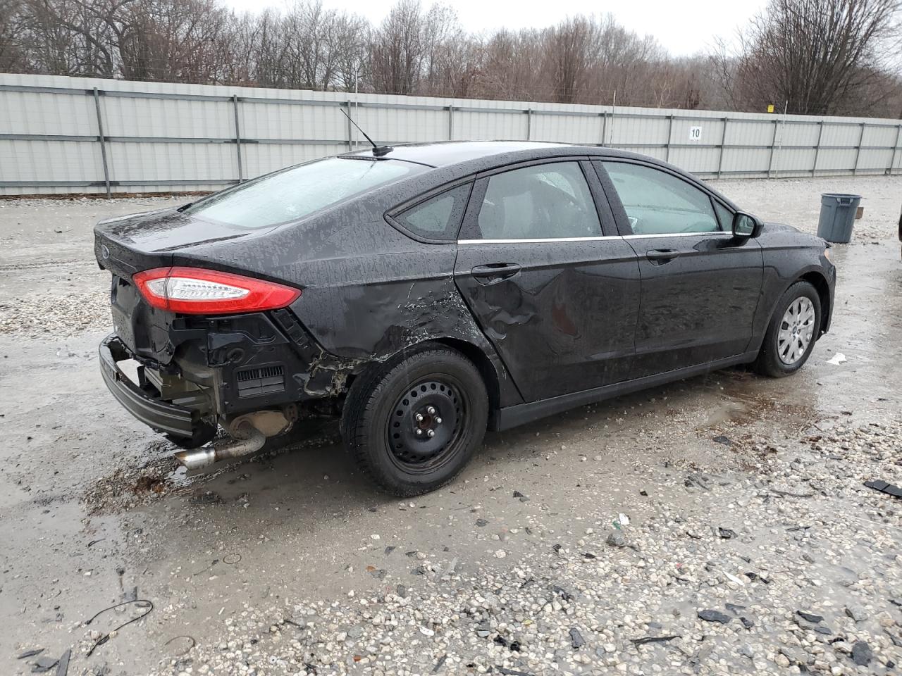 2013 Ford Fusion VIN 3FA6P0G78DR214870 Copart auction photo, rear end / side damage thumbnail 3