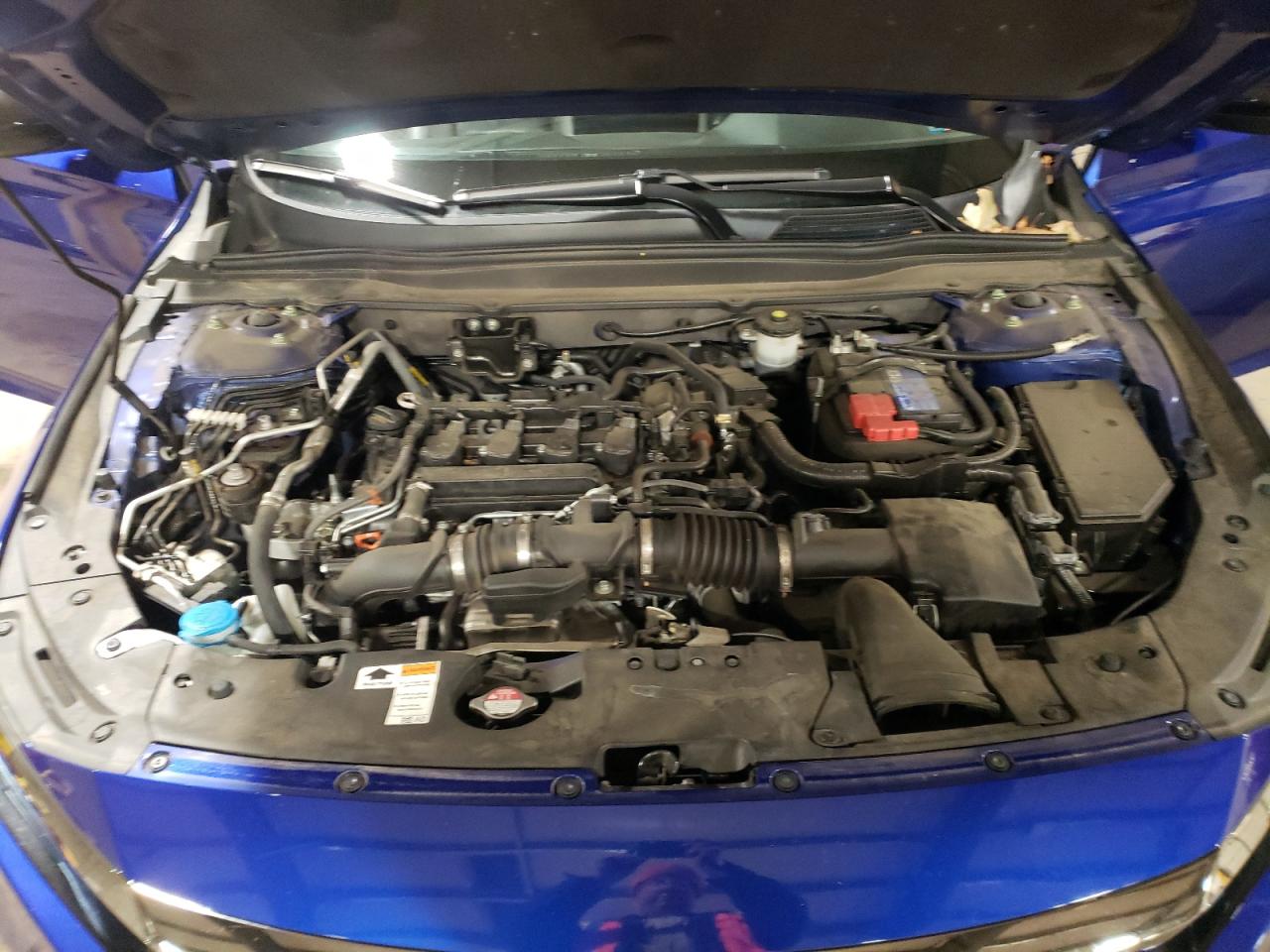 2022 Honda Accord VIN 1HGCV1F47NA005262 Copart auction photo, rear end / side damage thumbnail 11