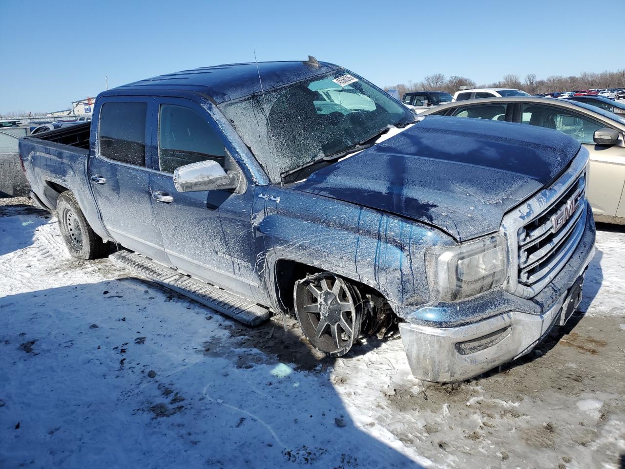 2018 GMC Sierra VIN 3GTU2NEC4JG264475 Copart auction photo, front end damage thumbnail 4