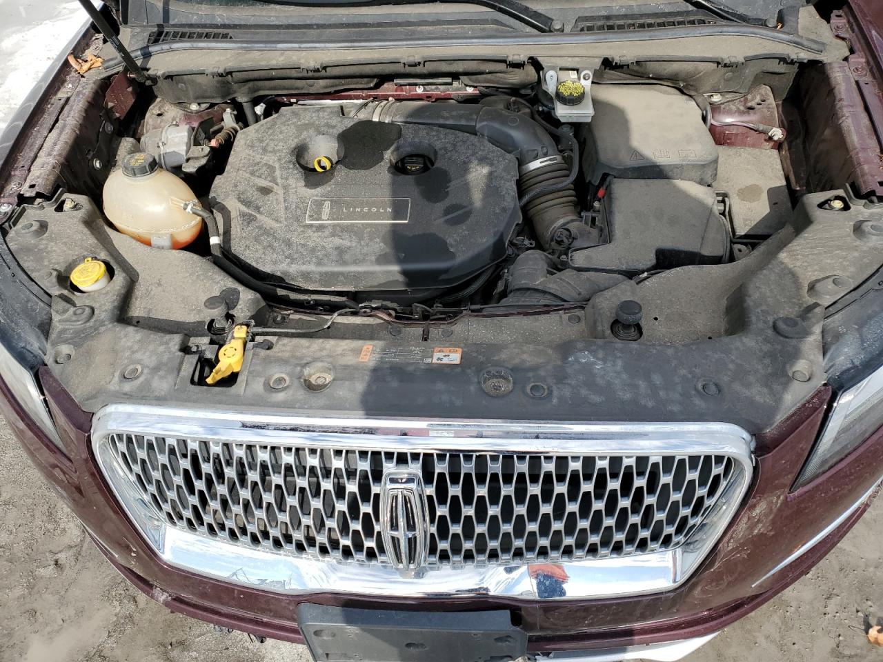 2019 Lincoln MKC VIN 5LMCJ3D95KUL03381 Copart auction photo, front end / all over damage thumbnail 12