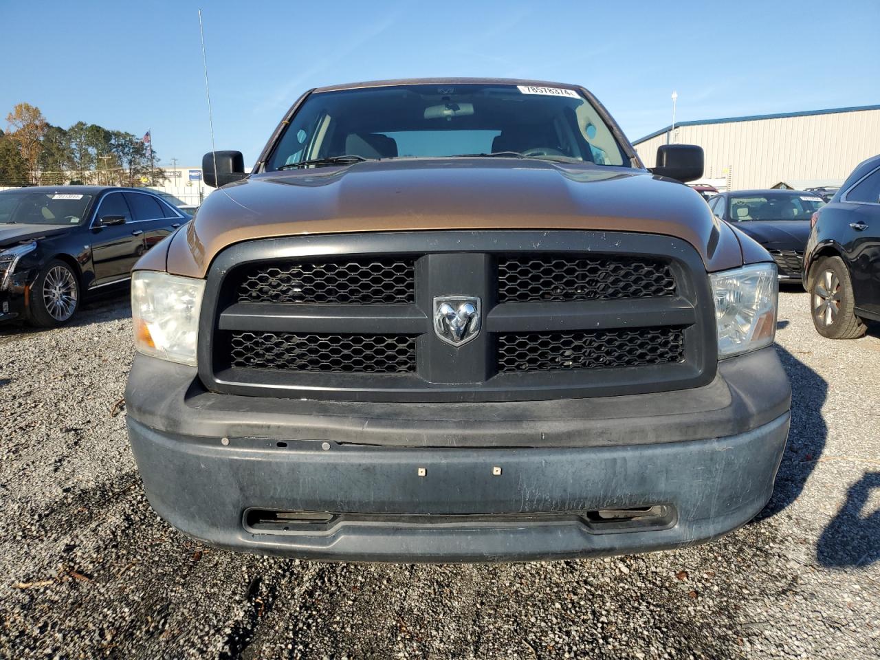 2012 Dodge RAM VIN 1C6RD7KP0CS296281 Copart auction photo, side damage thumbnail 5