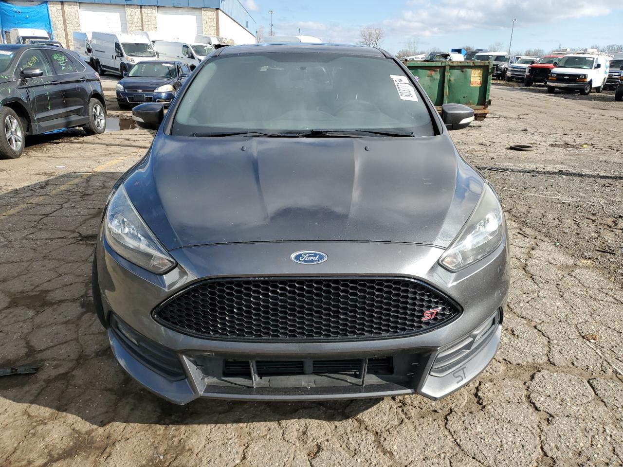 2016 Ford Focus VIN 1FADP3L9XGL378768 Copart auction photo, rear end / side damage thumbnail 5