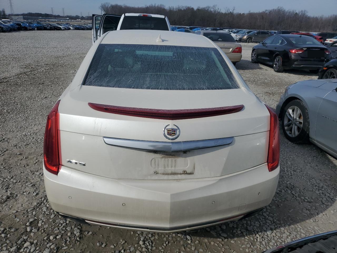 2013 Cadillac XTS VIN 2G61P5S38D9104139 Copart auction photo, undercarriage / front end damage thumbnail 6