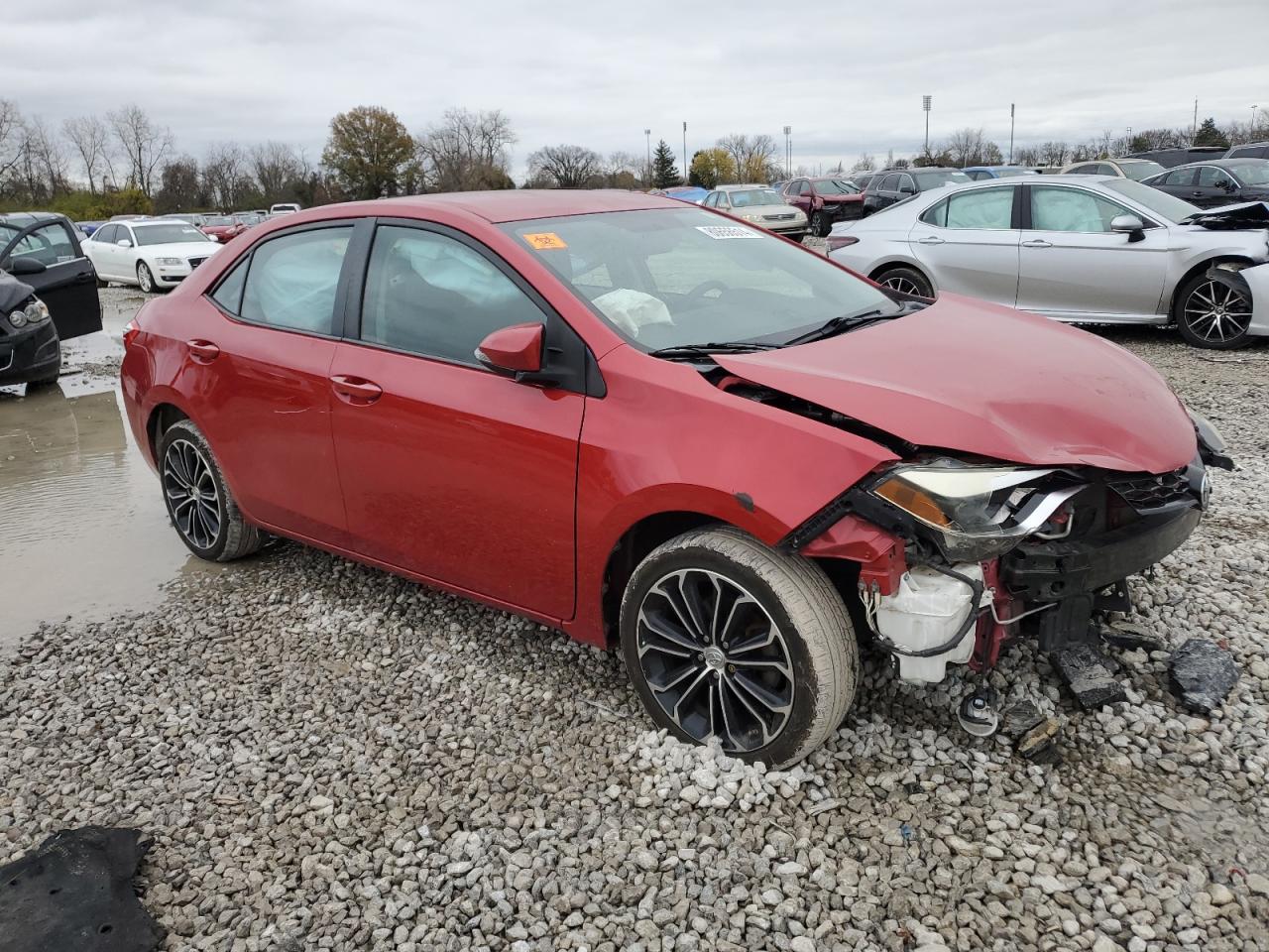 2015 Toyota Corolla VIN 2T1BURHE3FC234228 Copart auction photo, front end damage thumbnail 4