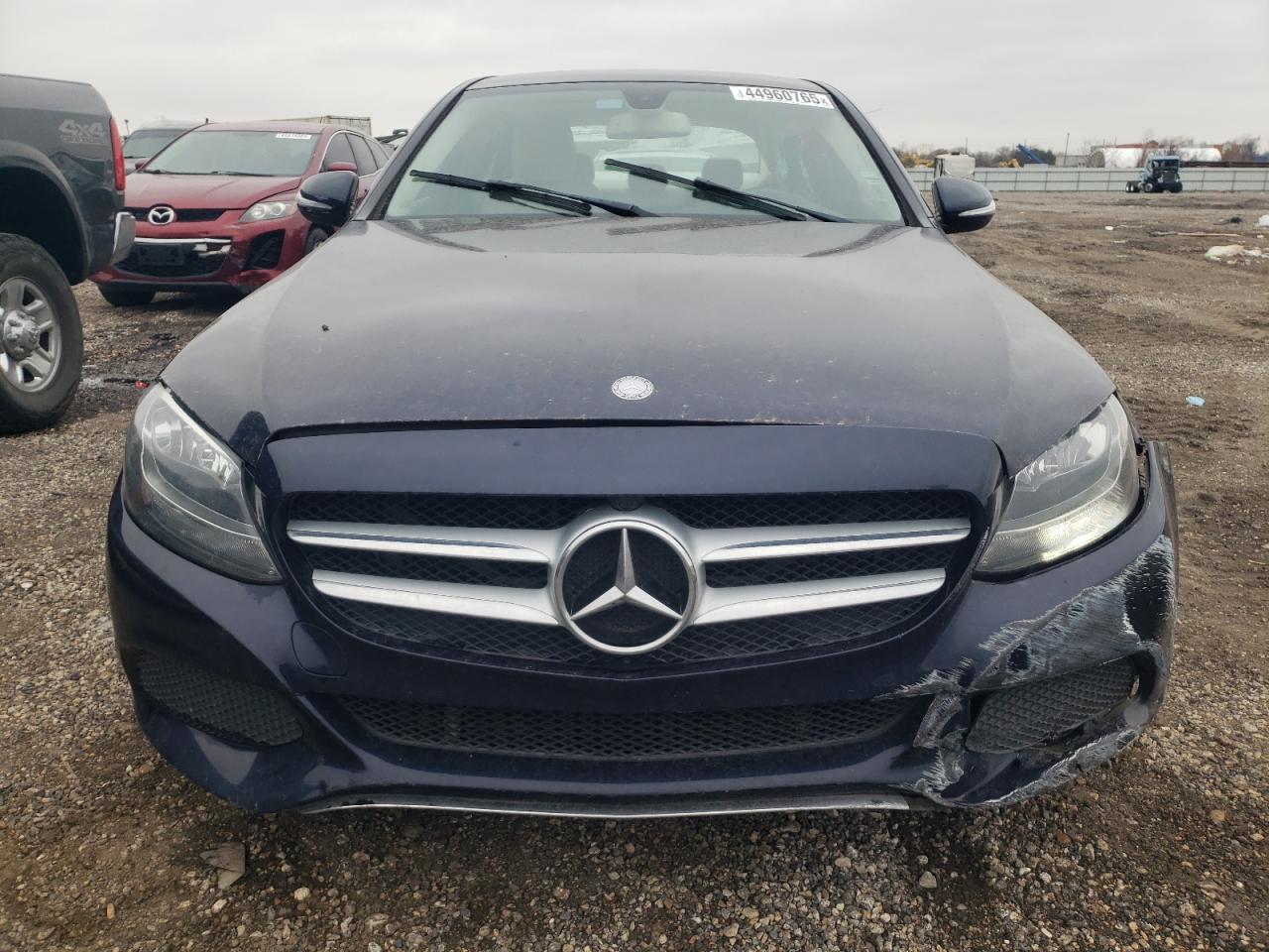 2015 Mercedes-Benz C-klasse VIN 55SWF4JB2FU064100 Copart auction photo, front end / side damage thumbnail 5