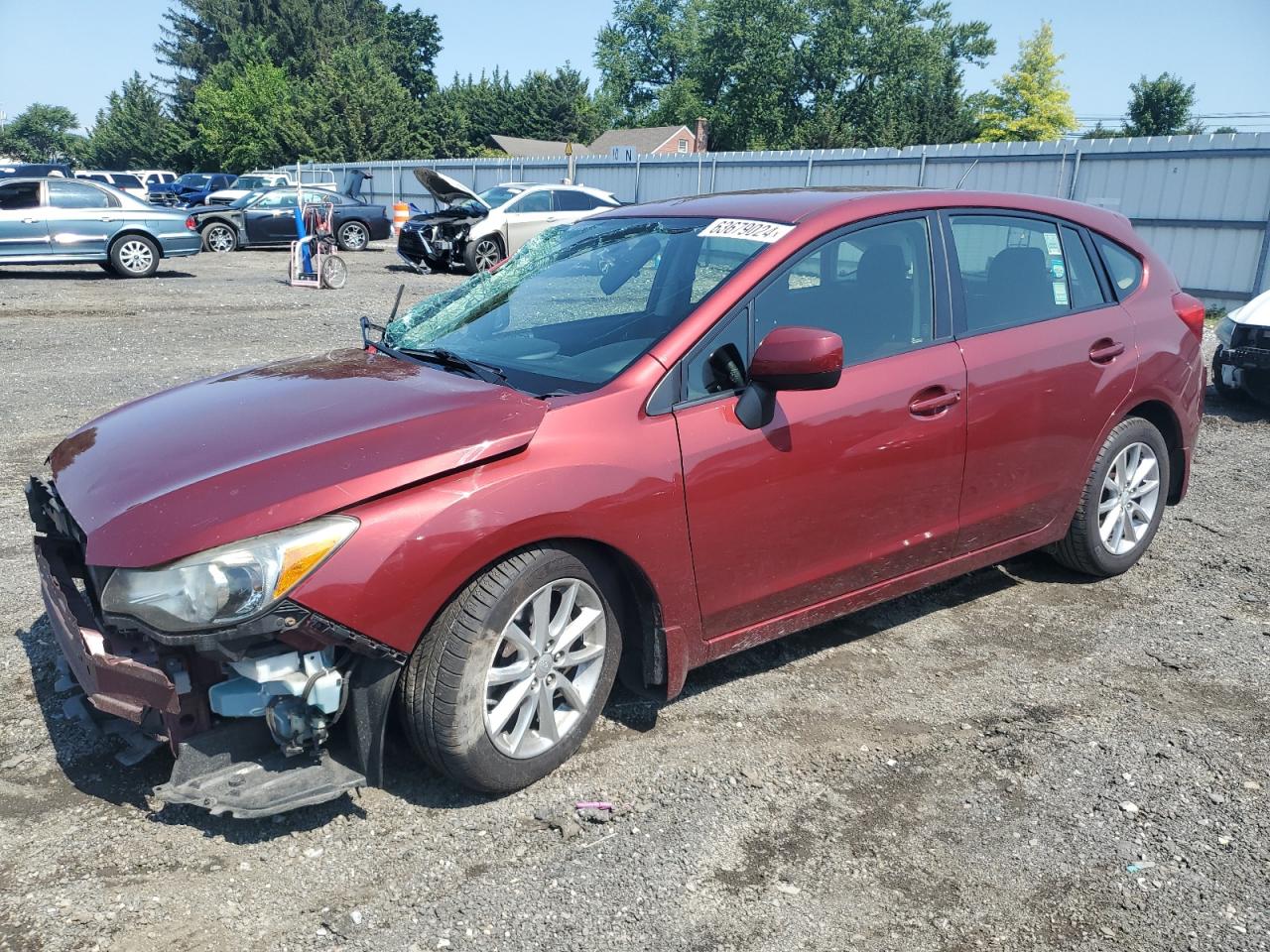 2013 Subaru Impreza VIN JF1GPAC6XDH206228