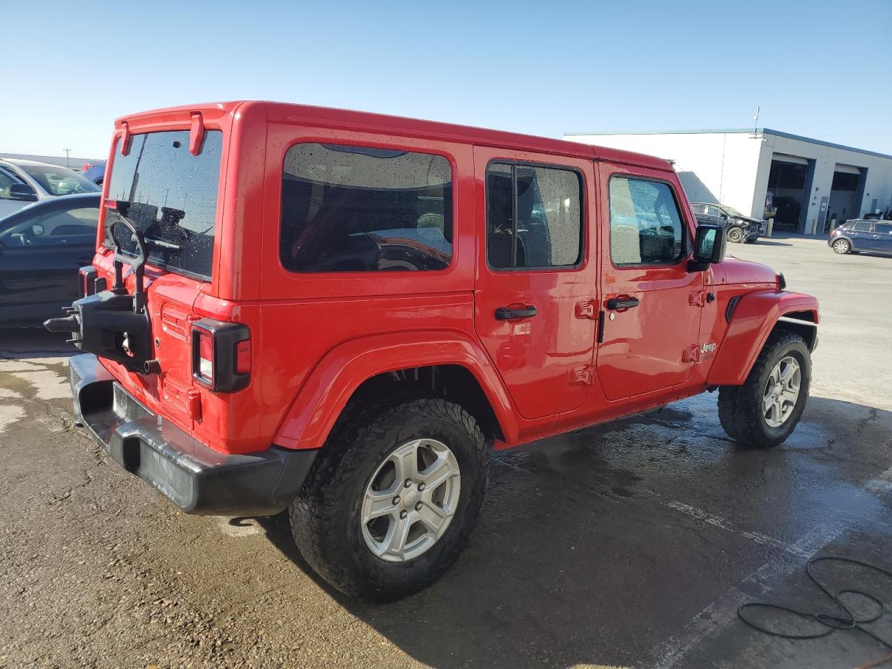 2020 Jeep Wrangler VIN 1C4HJXDN4LW279811 Copart auction photo, mechanical / minor dent/scratches damage thumbnail 3