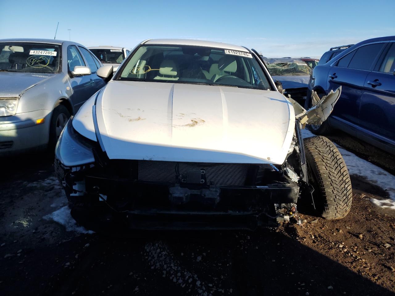 2023 Hyundai Sonata VIN KMHL34JJ4PA078414 Copart auction photo, front end damage thumbnail 5