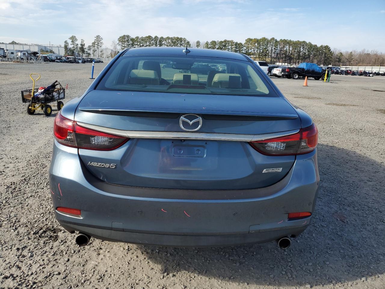 2015 Mazda 6 VIN JM1GJ1W55F1222413 Copart auction photo, all over damage thumbnail 6