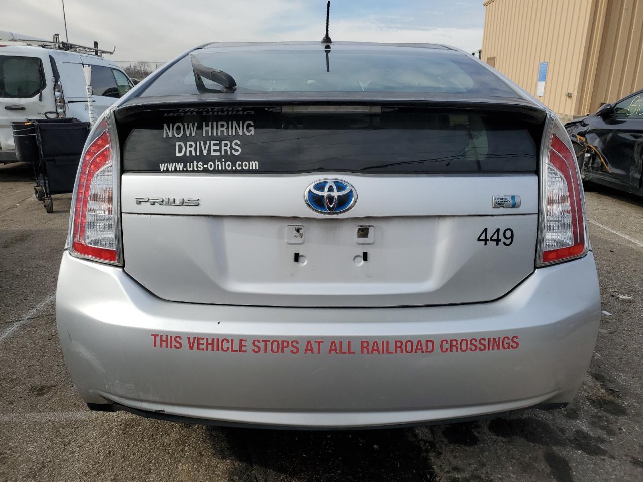 2013 Toyota Prius VIN JTDKN3DU4D1624151 Copart auction photo, mechanical damage thumbnail 6