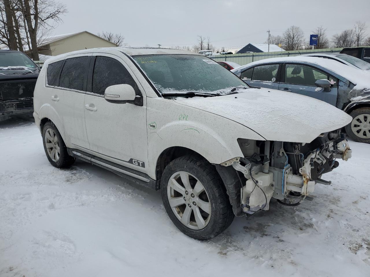 2011 Mitsubishi Outlander VIN JA4JT5AX4BU020195 Copart auction photo, front end / minor dent/scratches damage thumbnail 4