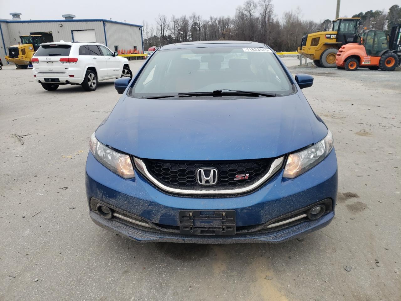 2015 Honda Civic VIN 2HGFB6E53FH706218 Copart auction photo, side / rear end damage thumbnail 5