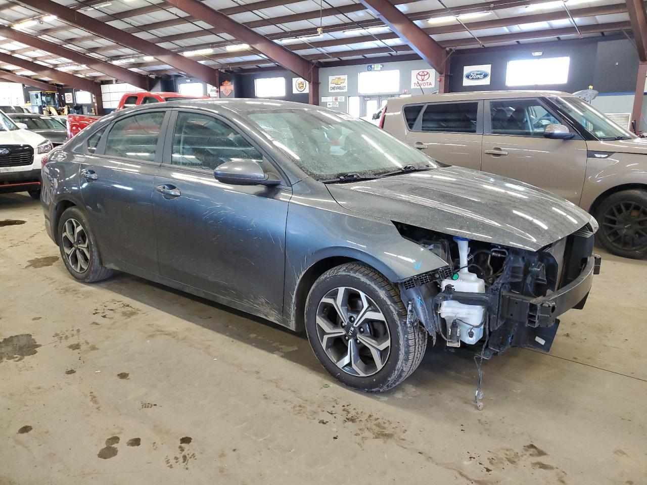 2021 KIA Forte VIN 3KPF24AD8ME393059 Copart auction photo, front end damage thumbnail 4