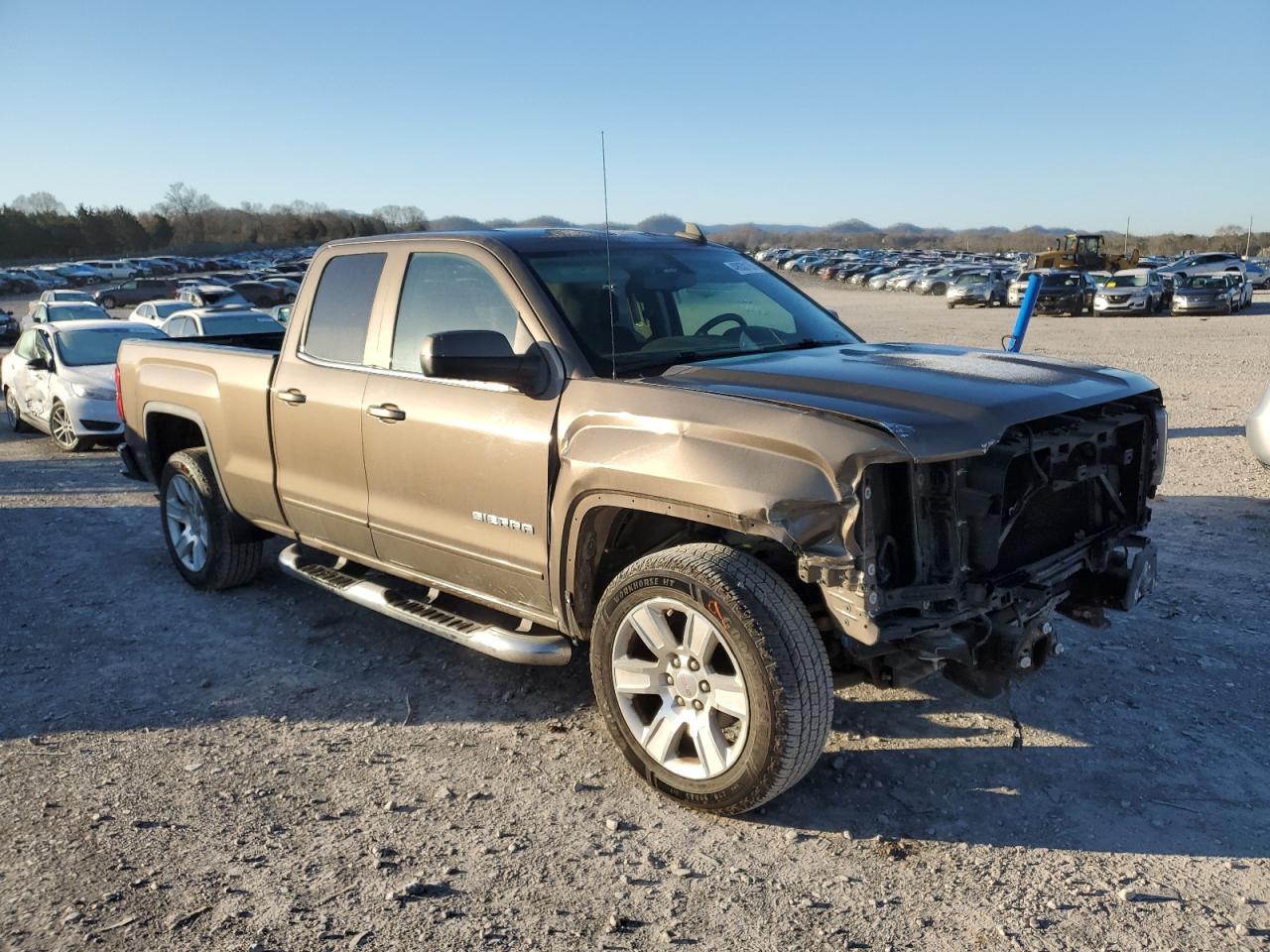 2015 GMC Sierra VIN 1GTR1UEC4FZ364604 Copart auction photo, front end damage thumbnail 4