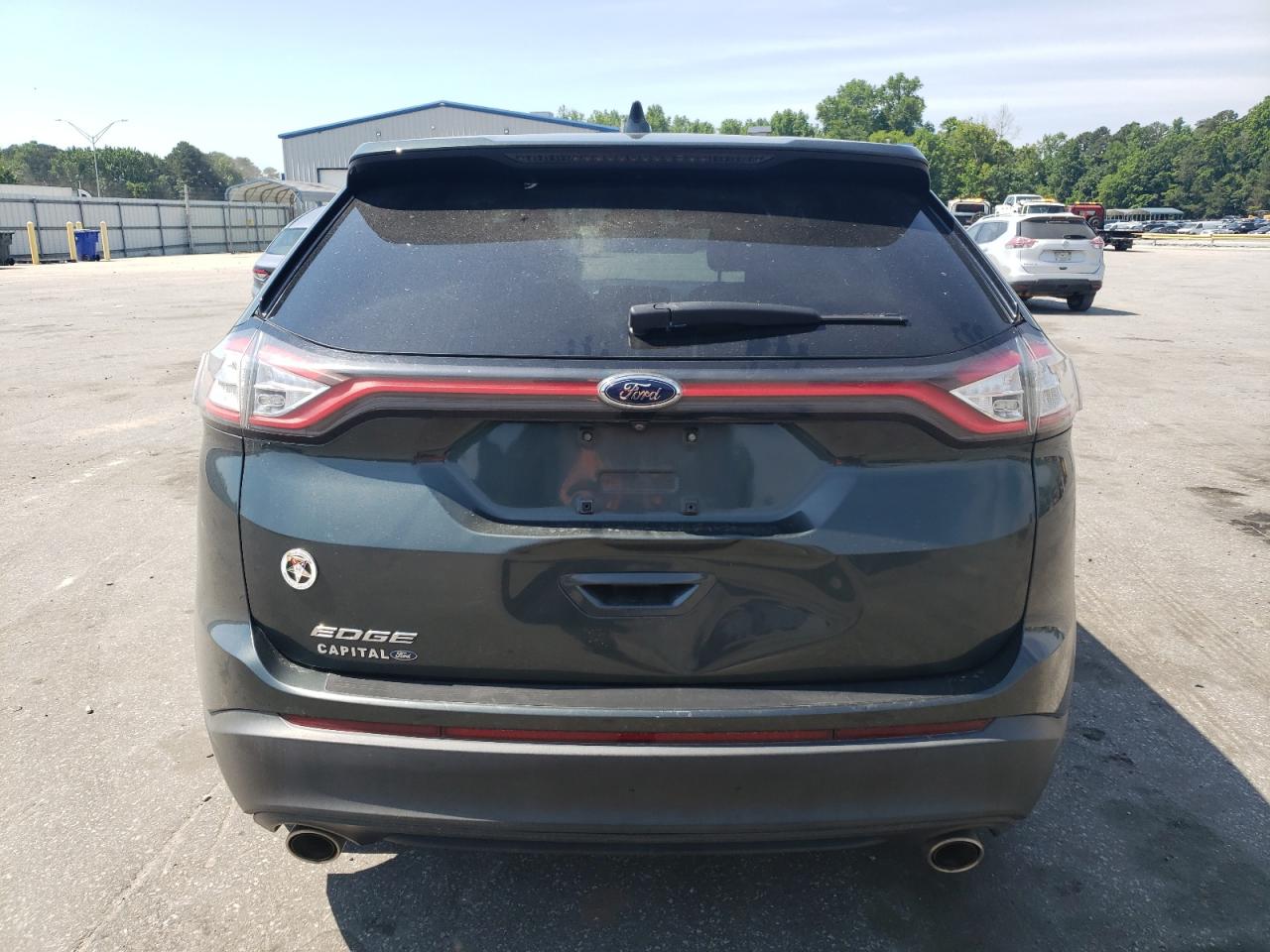 2015 Ford Edge VIN 2FMTK3G87FBB76115 Copart auction photo, all over / undercarriage damage thumbnail 6