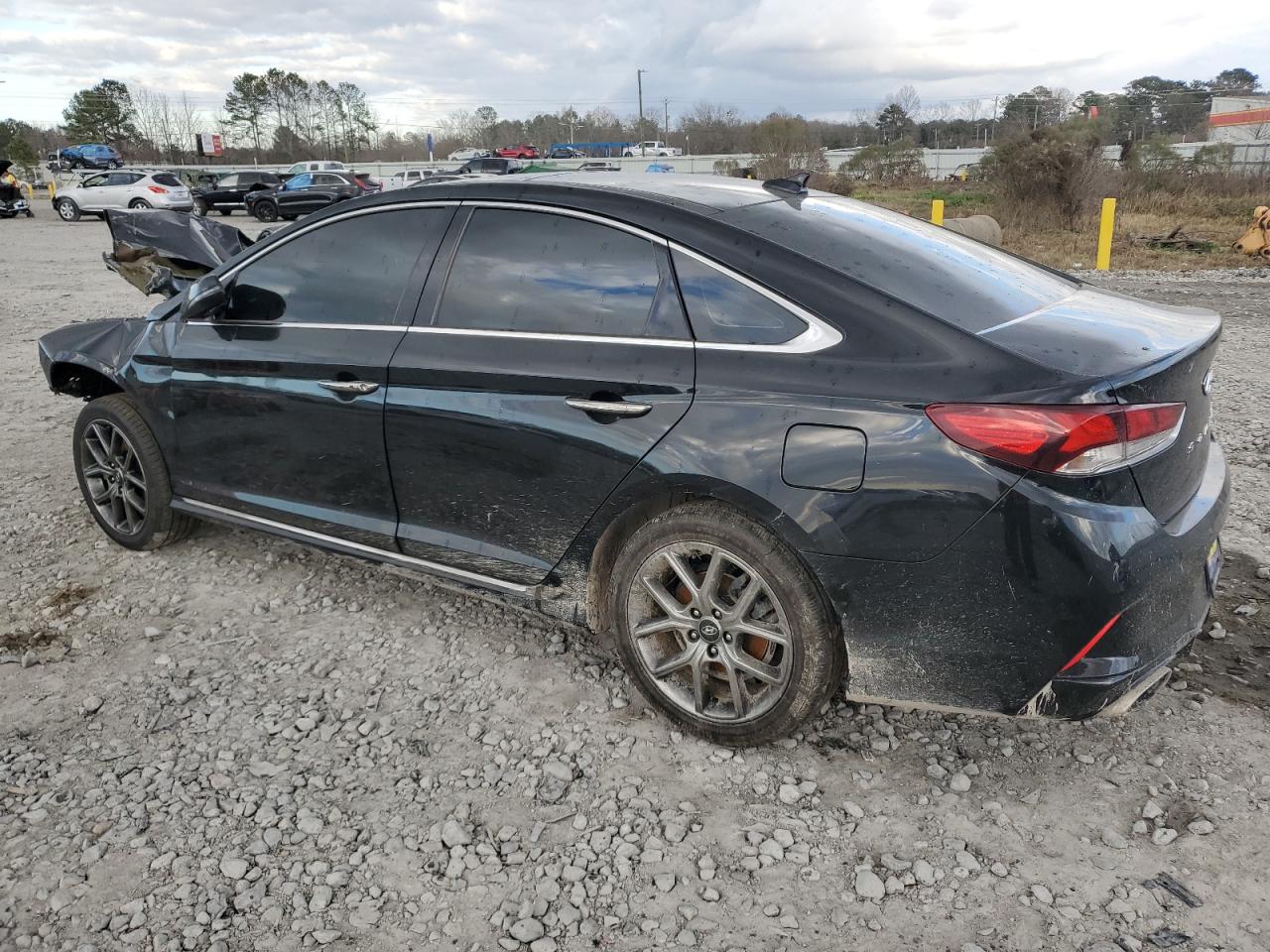 2019 Hyundai Sonata VIN 5NPE34AB5KH758104 Copart auction photo, front end damage thumbnail 2