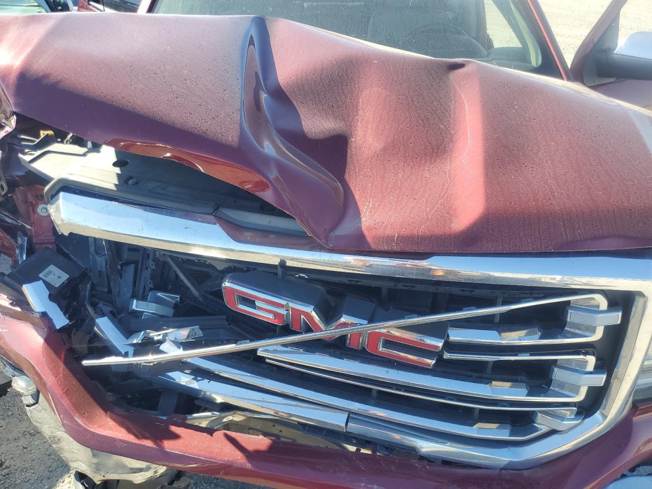 2017 GMC Sierra VIN 3GTU2NEC7HG416260 Copart auction photo, front end / rear end damage thumbnail 11