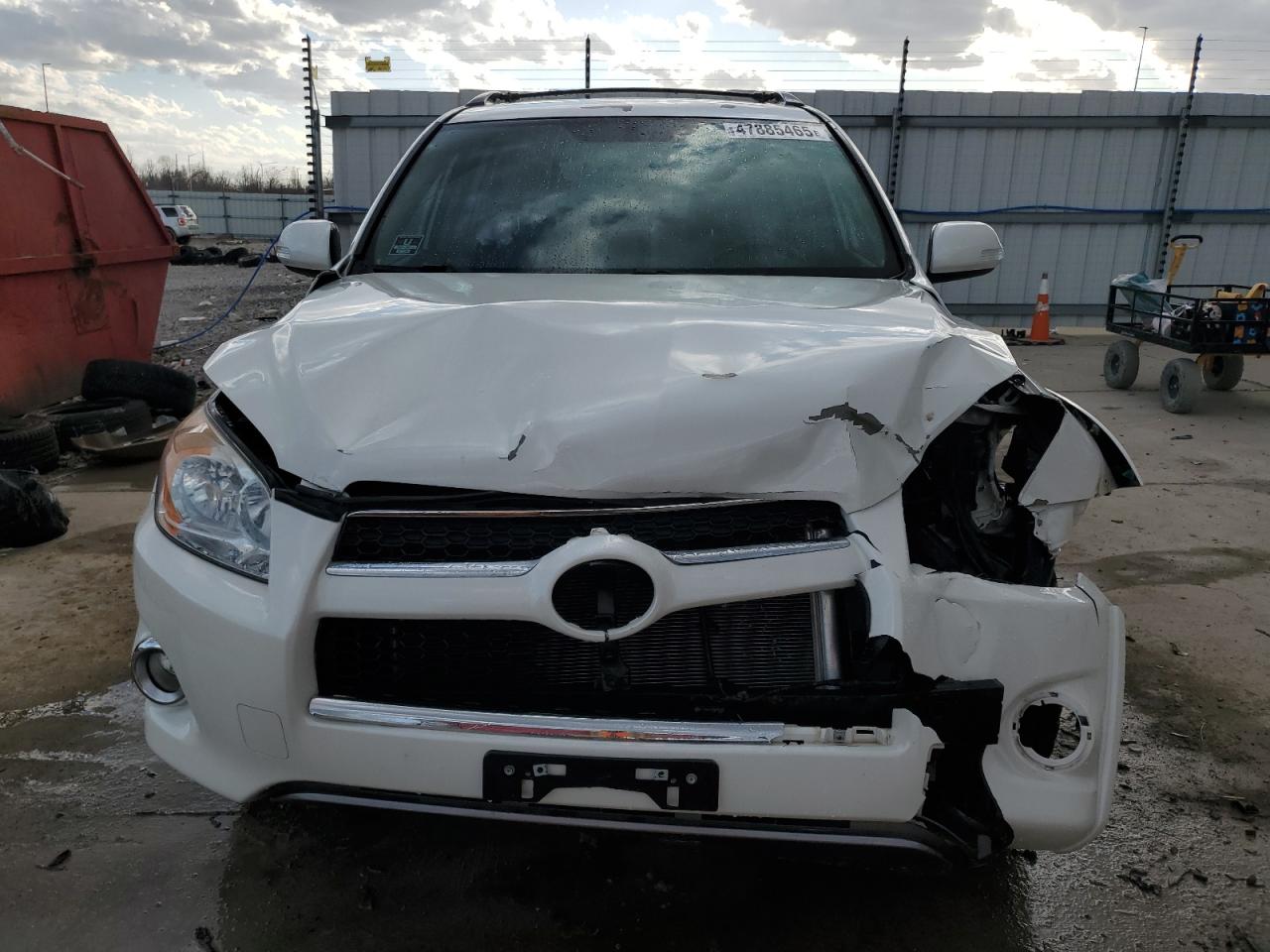2012 Toyota RAV 4 VIN 2T3YK4DV0CW015088 Copart auction photo, front end damage thumbnail 5