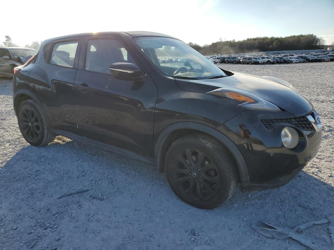 2015 Nissan Juke VIN JN8AF5MR1FT512225 Copart auction photo, side / front end damage thumbnail 4