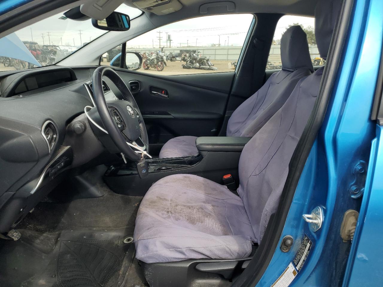 2020 Toyota Prius VIN JTDL9RFU4L3020885 Copart auction photo, front end / side damage thumbnail 7