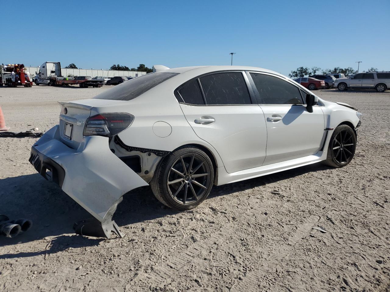 2017 Subaru WRX VIN JF1VA1J68H9814275 Copart auction photo, front end / rear end damage thumbnail 3