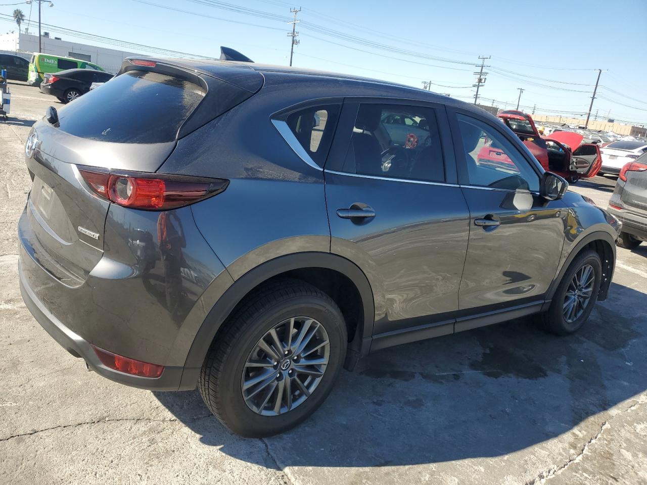2021 Mazda 3 VIN JM3KFBCM5M0499909 Copart auction photo, front end / side damage thumbnail 3