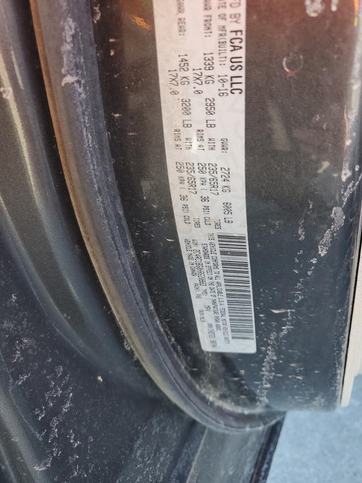 2017 Chrysler Pacifica VIN 2C4RC1BG0HR620993 Copart auction photo, front end damage thumbnail 14