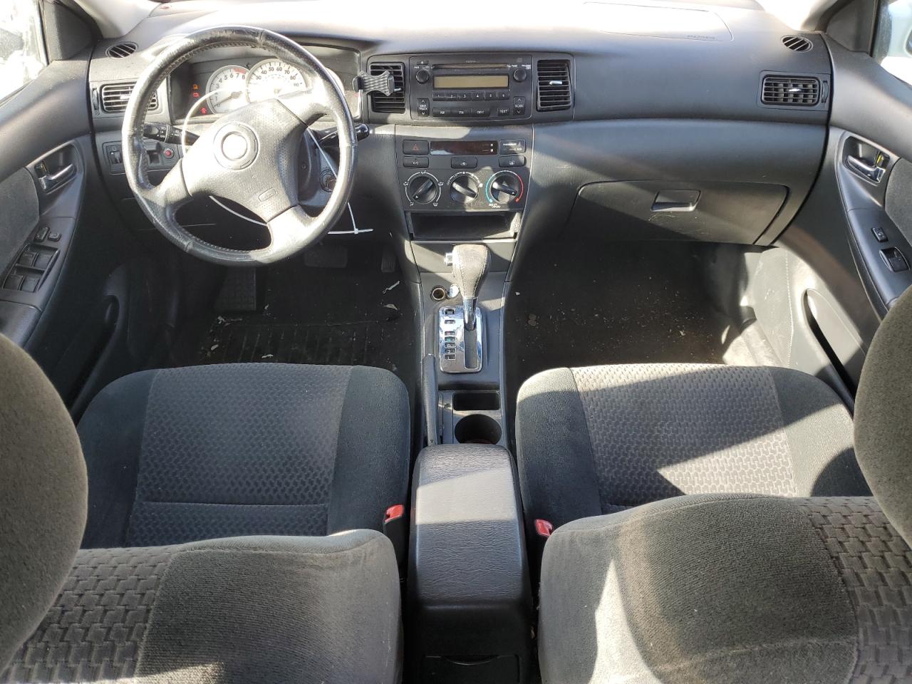 2006 Toyota Corolla VIN 2T1BR32E06C568448 Copart auction photo, side / front end damage thumbnail 8