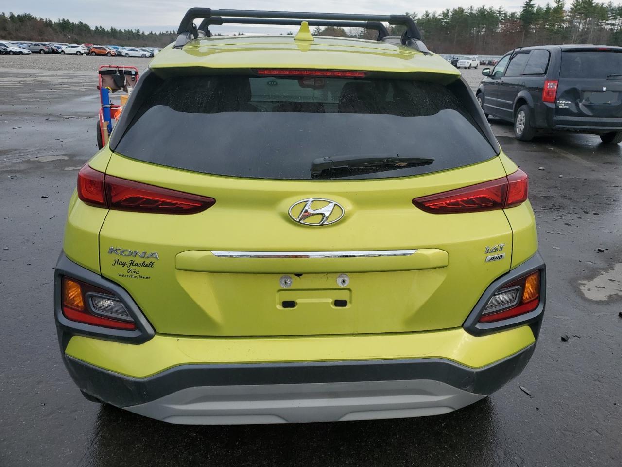 2019 Hyundai Kona VIN KM8K3CA59KU233460 Copart auction photo, front end / side damage thumbnail 6