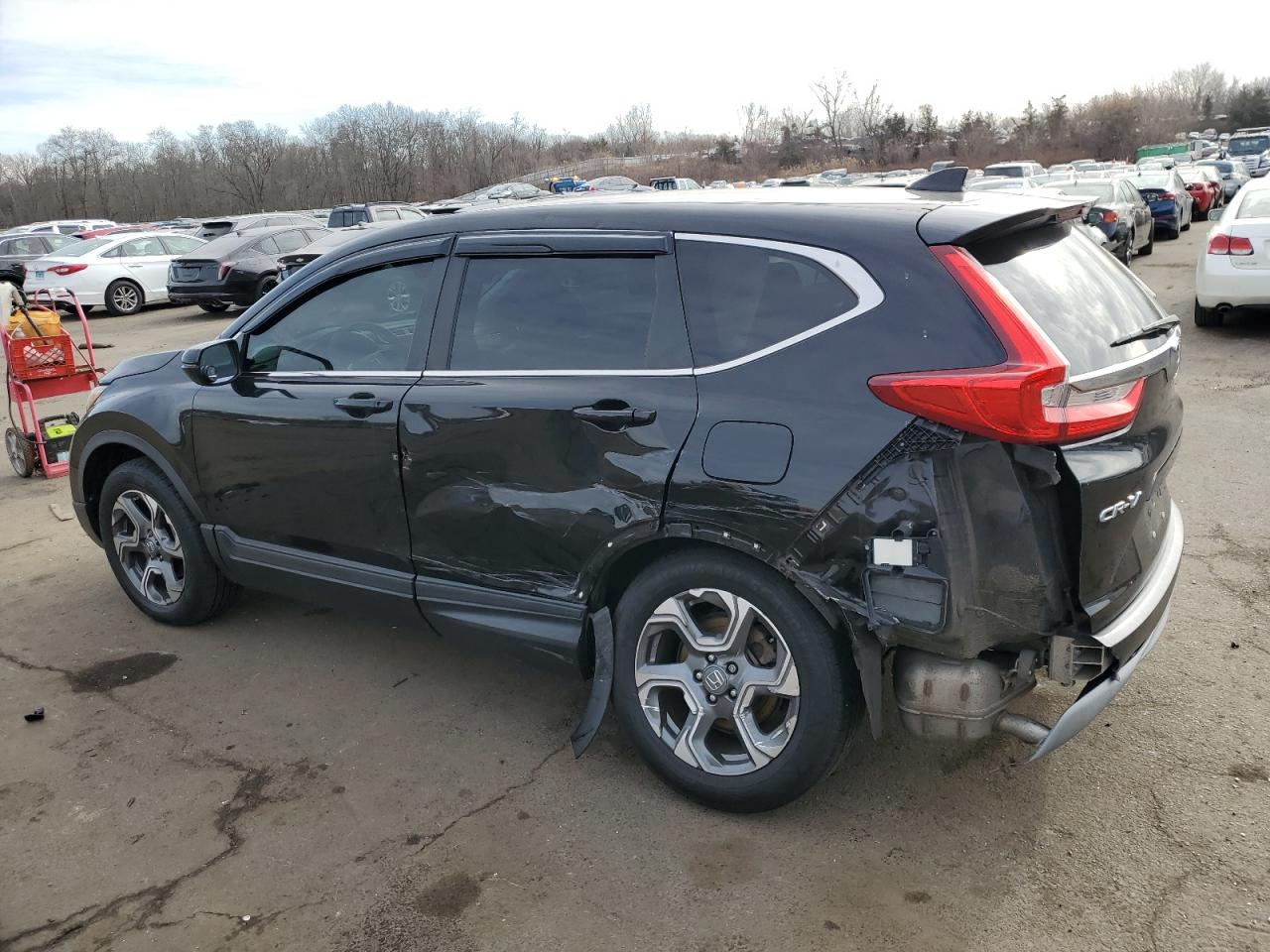2017 Honda CR-V VIN 2HKRW2H57HH647947 Copart auction photo, side damage thumbnail 2
